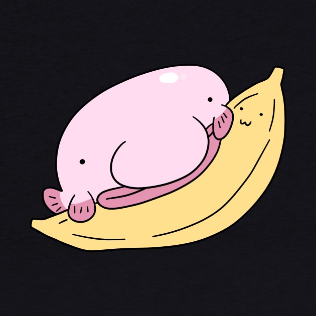 Blobfish and Banana by saradaboru